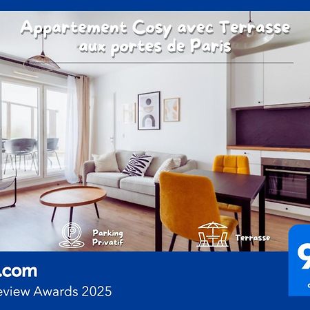 Appartement Cosy Avec Terrasse Aux Portes De Paris Villejuif Esterno foto